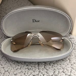 Christian Dior Rimless Brown tinted Sunglasses